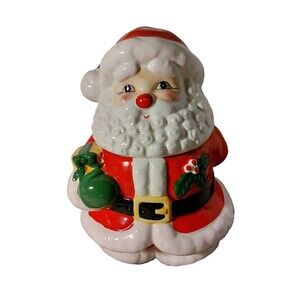 Vintage Jolly Santa Claus Cookie Jar